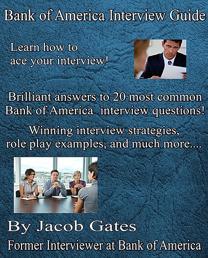 cover of Bank of America Interview Guide ebook, 2019 edition