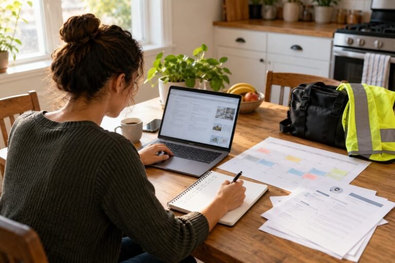How to get a job fast: job seeker creating a practical plan for hourly work